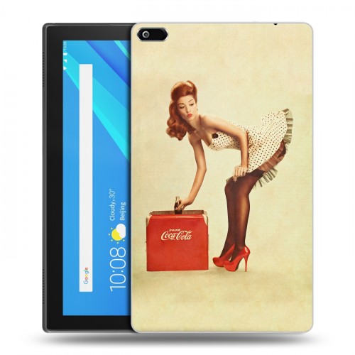Дизайнерский силиконовый чехол для Lenovo Tab 4 8 Coca-cola