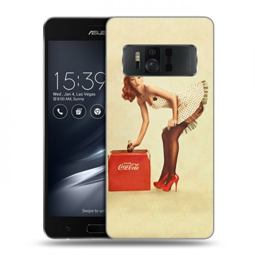 Дизайнерский силиконовый чехол для ASUS ZenFone AR Coca-cola