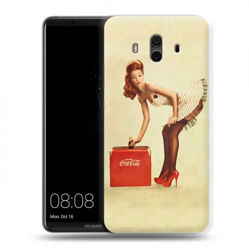 Дизайнерский пластиковый чехол для Huawei Mate 10 Coca-cola