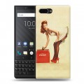 Дизайнерский пластиковый чехол для BlackBerry KEY2 Coca-cola