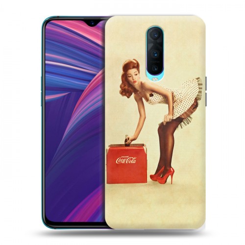 Дизайнерский пластиковый чехол для OPPO RX17 Pro Coca-cola