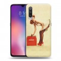 Дизайнерский силиконовый с усиленными углами чехол для Xiaomi Mi9 Coca-cola