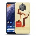 Дизайнерский пластиковый чехол для Nokia 9 PureView Coca-cola