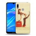 Дизайнерский пластиковый чехол для Huawei Y6 (2019) Coca-cola