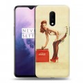 Дизайнерский пластиковый чехол для OnePlus 7 Coca-cola