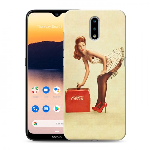 Дизайнерский силиконовый чехол для Nokia 2.3 Coca-cola