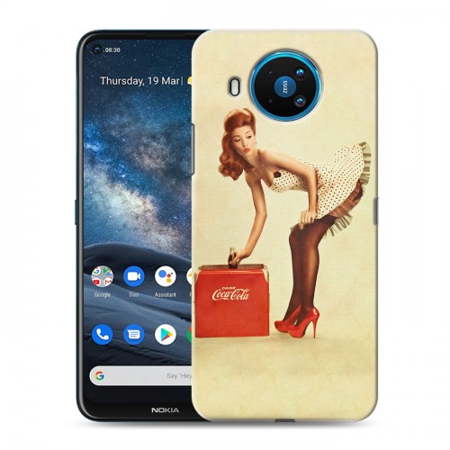 Дизайнерский силиконовый чехол для Nokia 8.3 Coca-cola