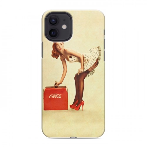 Дизайнерский силиконовый чехол для Iphone 12 Coca-cola