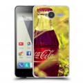 Дизайнерский пластиковый чехол для ZTE Blade L3 Coca-cola