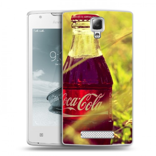 Дизайнерский пластиковый чехол для Lenovo A1000 Coca-cola