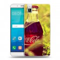 Дизайнерский пластиковый чехол для Huawei ShotX Coca-cola