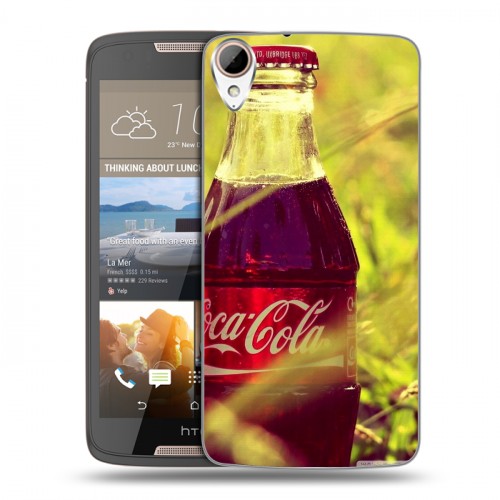 Дизайнерский пластиковый чехол для HTC Desire 828 Coca-cola