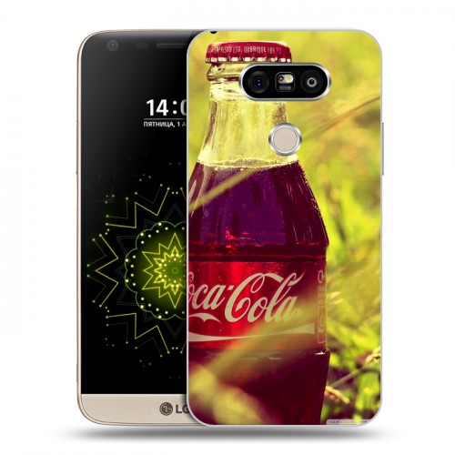 Дизайнерский пластиковый чехол для LG G5 Coca-cola