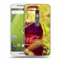 Дизайнерский пластиковый чехол для Lenovo Moto X Play Coca-cola
