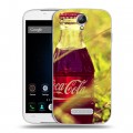 Дизайнерский пластиковый чехол для Doogee X6 Coca-cola