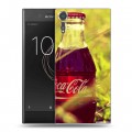 Дизайнерский пластиковый чехол для Sony Xperia XZs Coca-cola