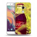 Дизайнерский пластиковый чехол для HTC One X10 Coca-cola