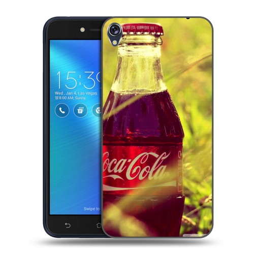 Дизайнерский силиконовый чехол для Asus ZenFone Live Coca-cola