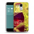 Дизайнерский пластиковый чехол для Doogee Y6 Coca-cola