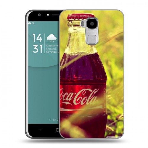 Дизайнерский пластиковый чехол для Doogee Y6 Coca-cola