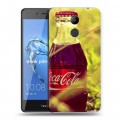 Дизайнерский пластиковый чехол для Huawei Honor 6C Pro Coca-cola