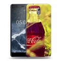 Дизайнерский силиконовый чехол для Nokia 3.1 Coca-cola