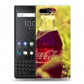 Дизайнерский пластиковый чехол для BlackBerry KEY2 Coca-cola