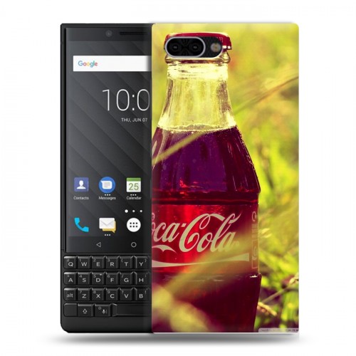 Дизайнерский пластиковый чехол для BlackBerry KEY2 Coca-cola