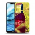 Дизайнерский силиконовый чехол для Nokia 5.1 Plus Coca-cola