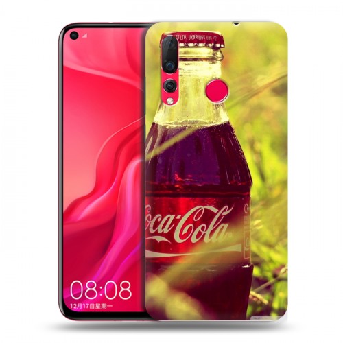 Дизайнерский пластиковый чехол для Huawei Nova 4 Coca-cola