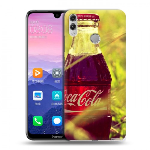 Дизайнерский пластиковый чехол для Huawei Honor 8X Max Coca-cola