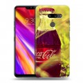 Дизайнерский пластиковый чехол для LG G8 ThinQ Coca-cola