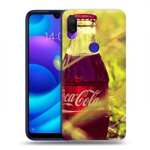 Дизайнерский пластиковый чехол для Xiaomi Mi Play Coca-cola