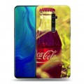 Дизайнерский пластиковый чехол для OPPO Reno 10x Zoom Coca-cola