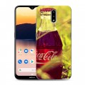 Дизайнерский пластиковый чехол для Nokia 2.3 Coca-cola