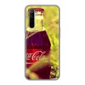 Дизайнерский силиконовый чехол для Realme 6 Coca-cola