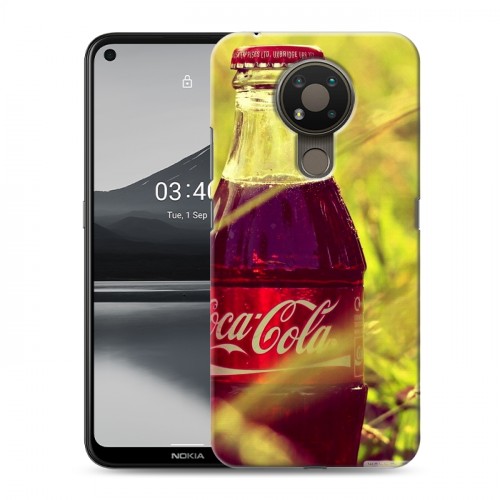 Дизайнерский пластиковый чехол для Nokia 3.4 Coca-cola