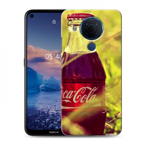 Дизайнерский силиконовый чехол для Nokia 5.4 Coca-cola