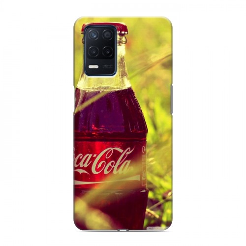 Дизайнерский силиконовый чехол для Realme Narzo 30 5G Coca-cola