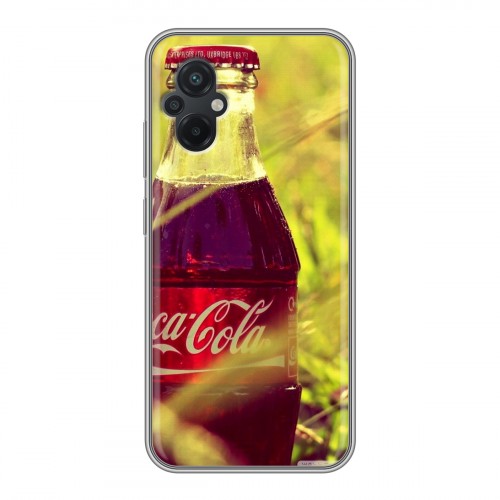 Дизайнерский пластиковый чехол для Xiaomi Poco M5 Coca-cola