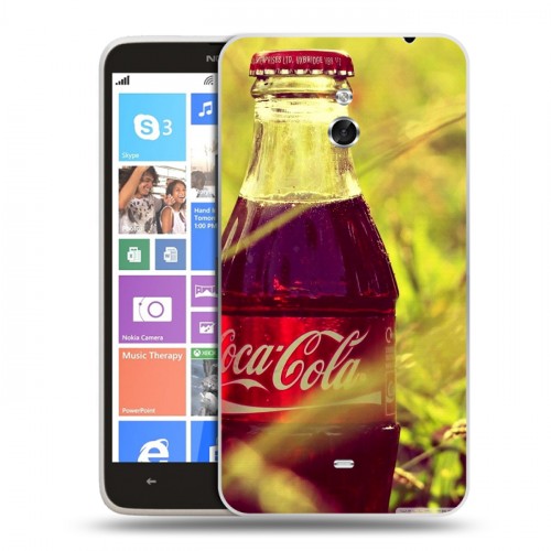 Дизайнерский пластиковый чехол для Nokia Lumia 1320 Coca-cola