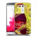 Дизайнерский пластиковый чехол для LG G3 (Dual-LTE) Coca-cola