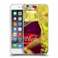 Дизайнерский силиконовый чехол для Iphone 6 Plus/6s Plus Coca-cola