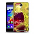 Дизайнерский пластиковый чехол для Lenovo P90 Coca-cola