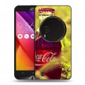 Дизайнерский силиконовый чехол для Asus Zenfone Zoom Coca-cola