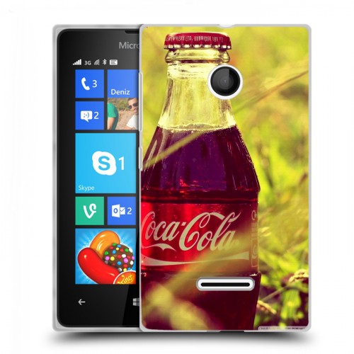 Дизайнерский пластиковый чехол для Microsoft Lumia 435 Coca-cola