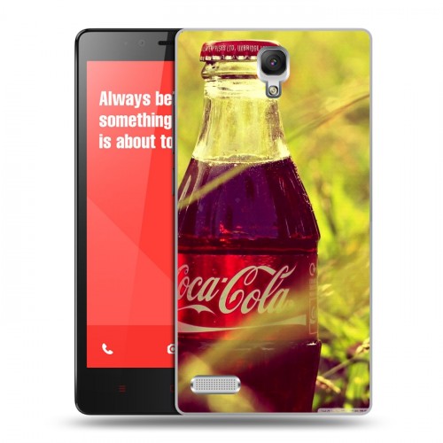 Дизайнерский пластиковый чехол для Xiaomi RedMi Note Coca-cola