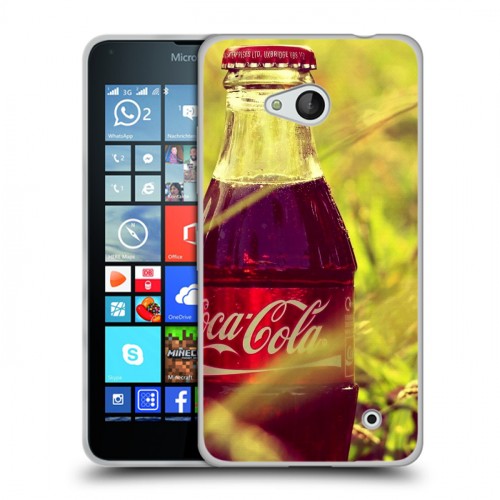 Дизайнерский пластиковый чехол для Microsoft Lumia 640 Coca-cola