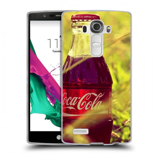 Дизайнерский пластиковый чехол для LG G4 Coca-cola