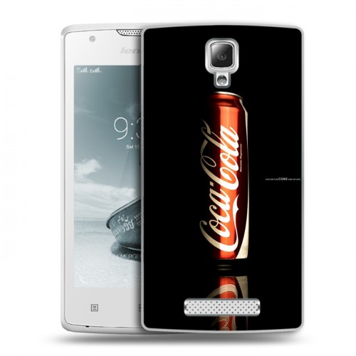 Дизайнерский пластиковый чехол для Lenovo A1000 Coca-cola